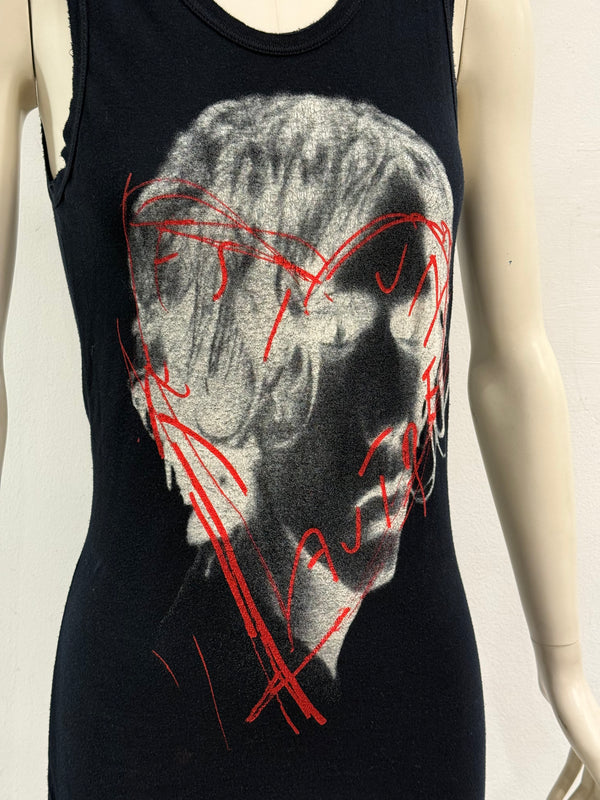 S/S2005 Ann Demeulemeester graphic tank top