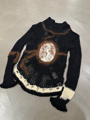 AW2007 Jean Paul Gaultier crochet knit
