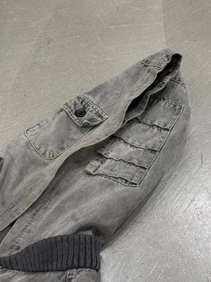 A/W2003 Dolce & Gabbana faded cargo bomber jacket