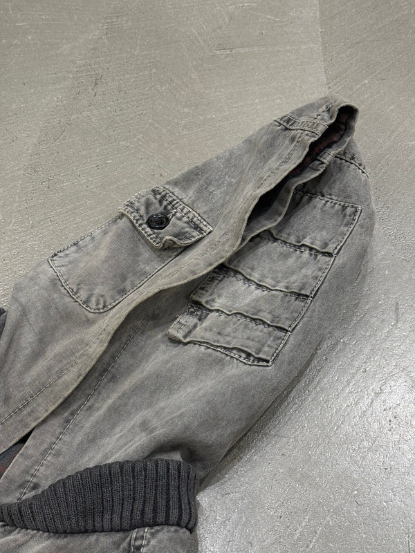 A/W2003 Dolce & Gabbana faded cargo bomber jacket
