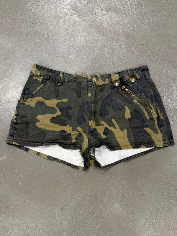 2003 Dolce & Gabbana micro camo shorts