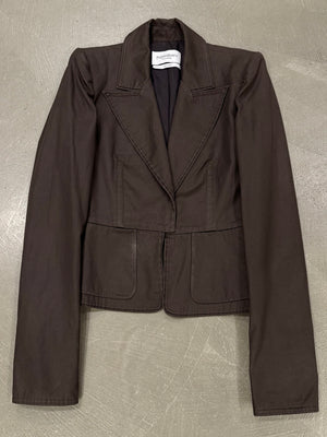 2000s Yves Saint Laurent by Tom Ford Tailored corseted jacket