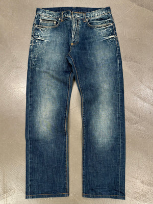 S/S2007 Dior by Hedi Slimane spiderweb jeans