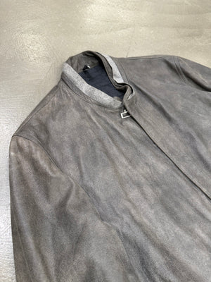 2010s Dior Homme lambskin bomber leather jacket