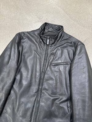 2000s Armani lamb leather jacket