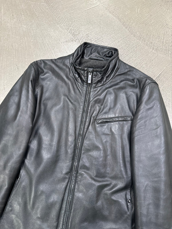 2000s Armani lamb leather jacket