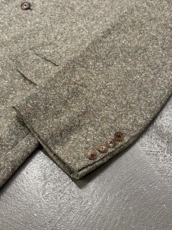 1990s Hermes wool tweed suit set