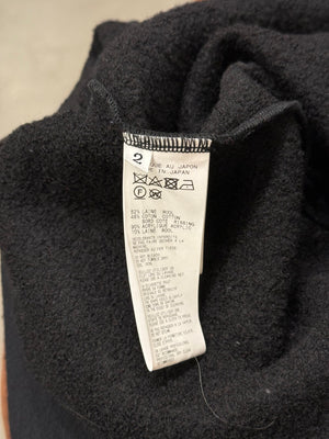 2020s Yohji Yamamoto zip-up long hoodie