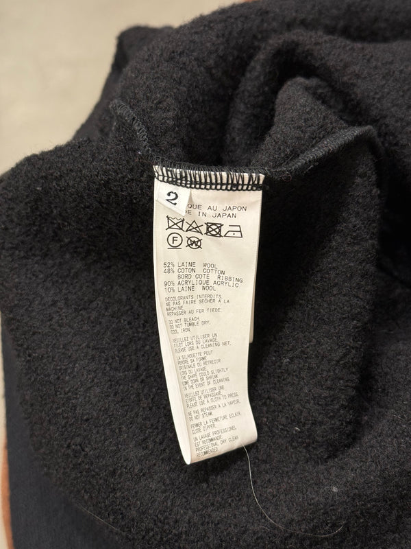 2020s Yohji Yamamoto zip-up long hoodie