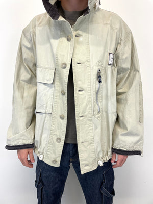 1990s Armani masked military jacket