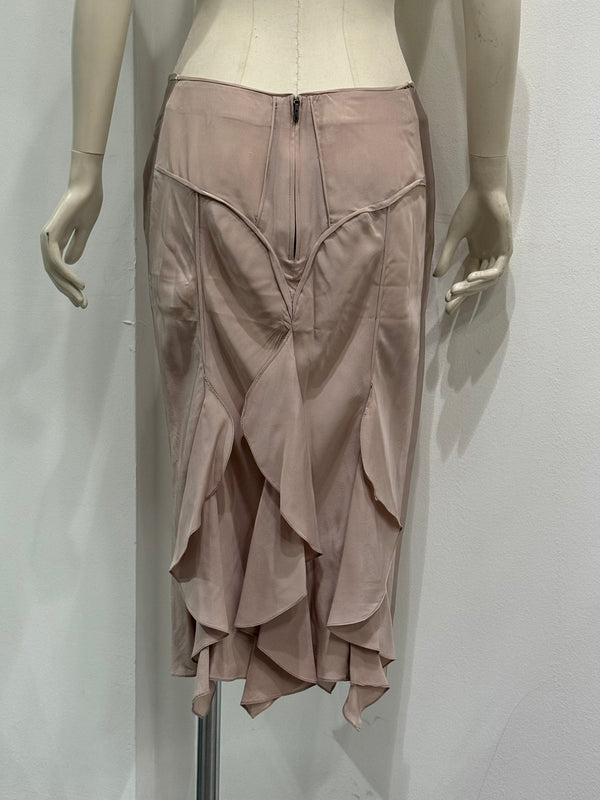 S/S2003 Yves Saint Laurent by Tom Ford ruffled skirt