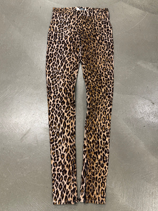 2000s Dolce & Gabbana leopard print slim fit pants