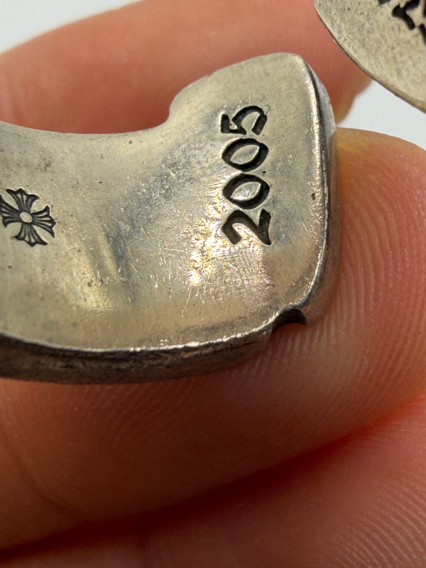 Chrome Hearts large scroll label ring