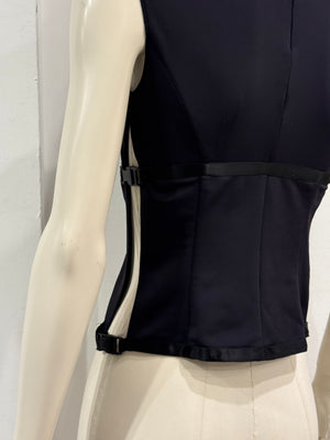 1999 Miu Miu technical sleeveless top with strap detailing