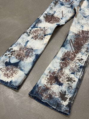 2000s Cavalli rust camo pants