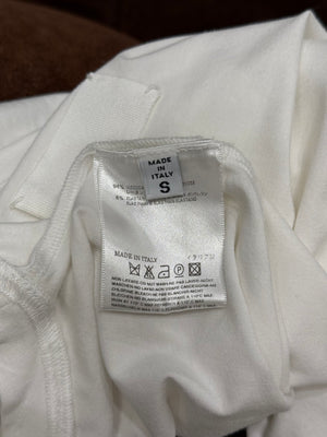S/S2003 Maison Margiela ruched cotton top