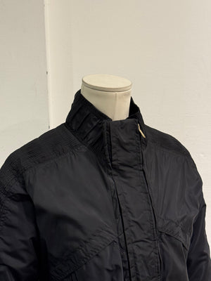 2004 Gucci by Tom Ford technical nylon paneled bomber jacket