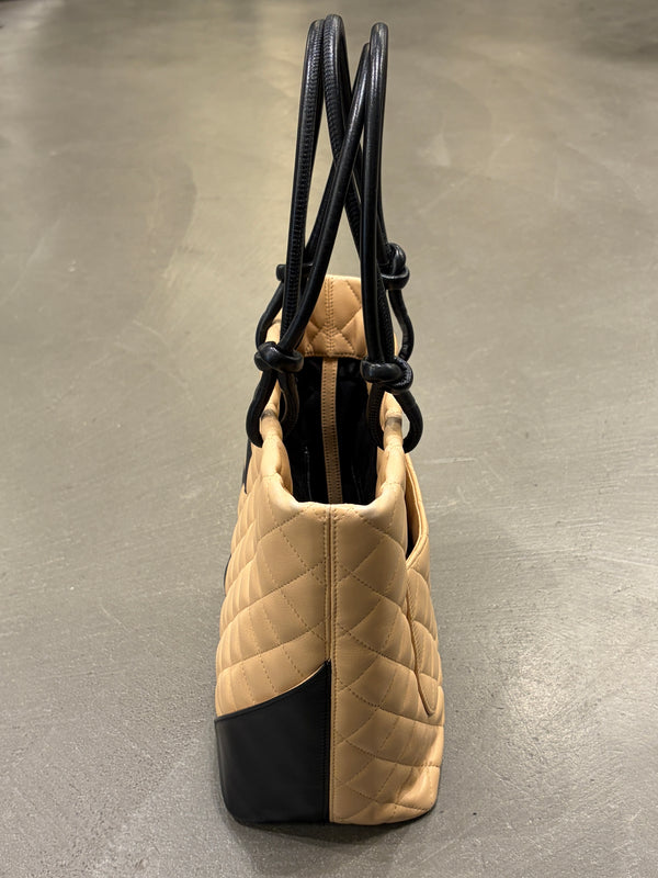 2006-2007 Chanel Cambon leather shopper bag