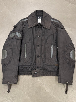 A/W2003 Dolce & Gabbana goggle aviator bomber jacket