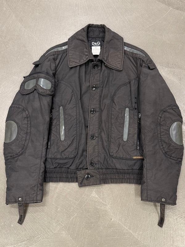 A/W2003 Dolce & Gabbana goggle aviator bomber jacket
