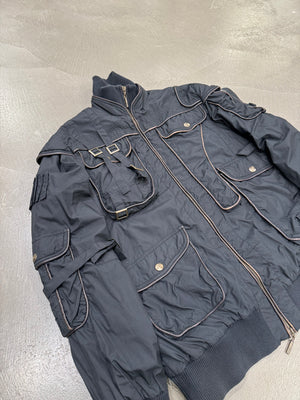 A/W2005 Roberto Cavalli bondage soldier bomber jacket