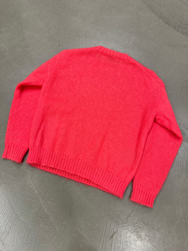 2018 Prada pink mohair sweater