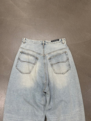 2022 Balenciaga high waisted baggy jeans