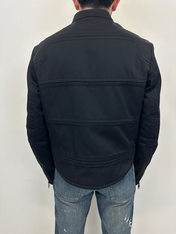 2000s Gucci by Tom Ford paneled moto jacket