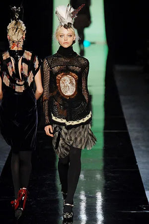 AW2007 Jean Paul Gaultier crochet knit