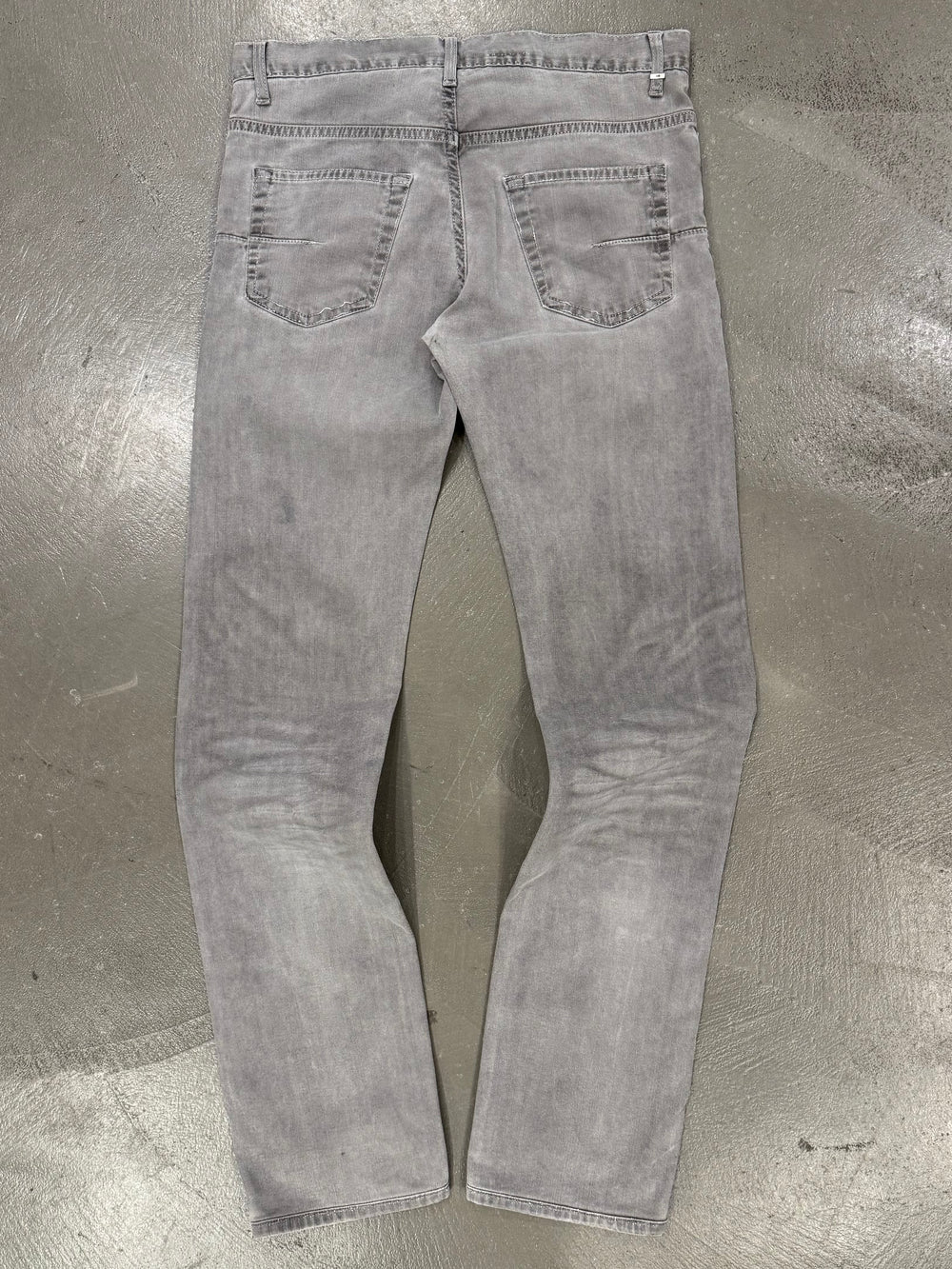 2000s Dior by Hedi Slimane slim grey jeans