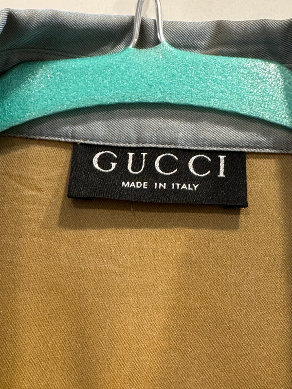 S/S1998 Gucci by Tom Ford iridescent runway shirt