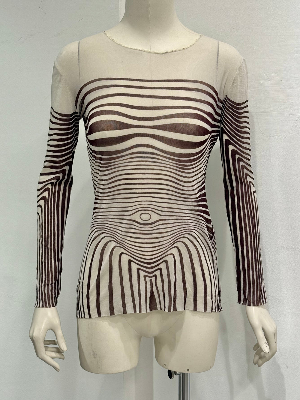 1995 Jean Paul Gaultier cyberbaba mesh top
