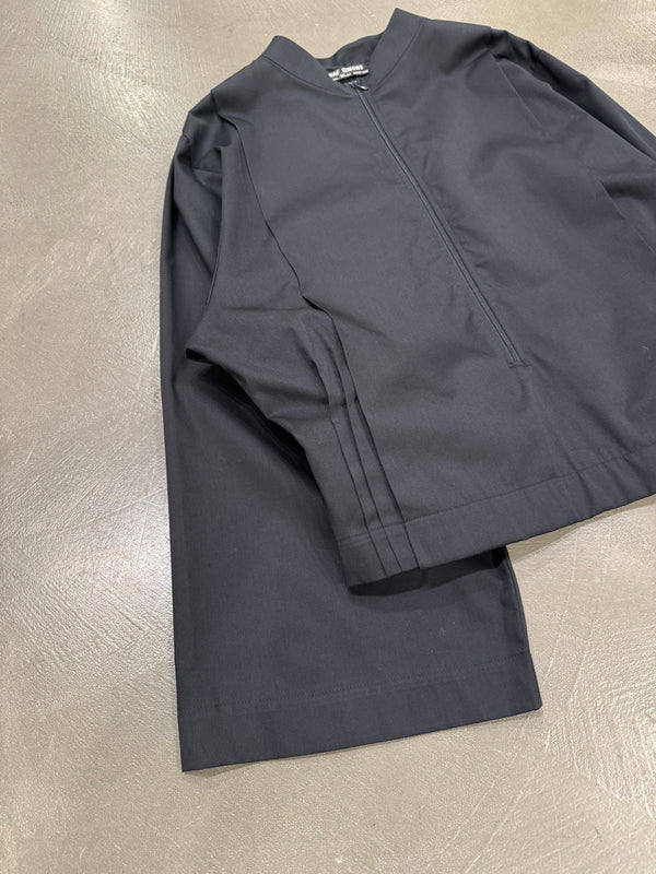 A/W2000 Raf Simons batwing 3/4 zip layered jacket