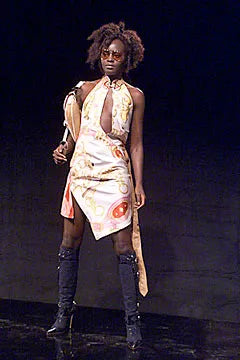 S/S2000 Christian Dior by John Galliano runway leather alter dress