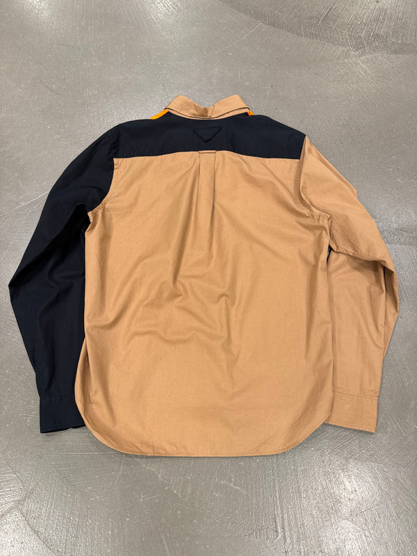 S/S2020 Prada color block face shirt