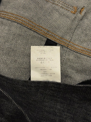 2002 Gucci by Tom Ford raw denim blazer jacket