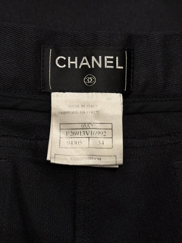 A/W2005 Chanel by Karl Lagerfeld bow jeans