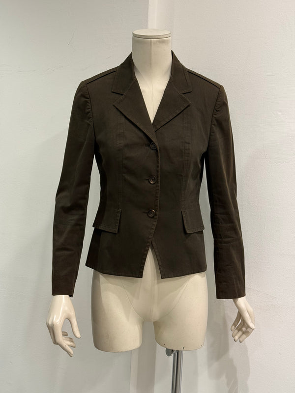 2000s Gucci by Tom Ford military tailored blazer