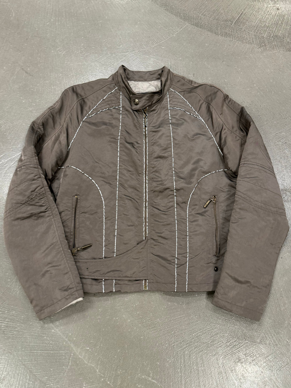 2007 Cavalli paneled bomber jacket