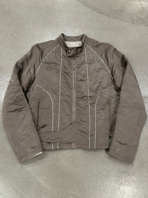 2007 Cavalli paneled bomber jacket