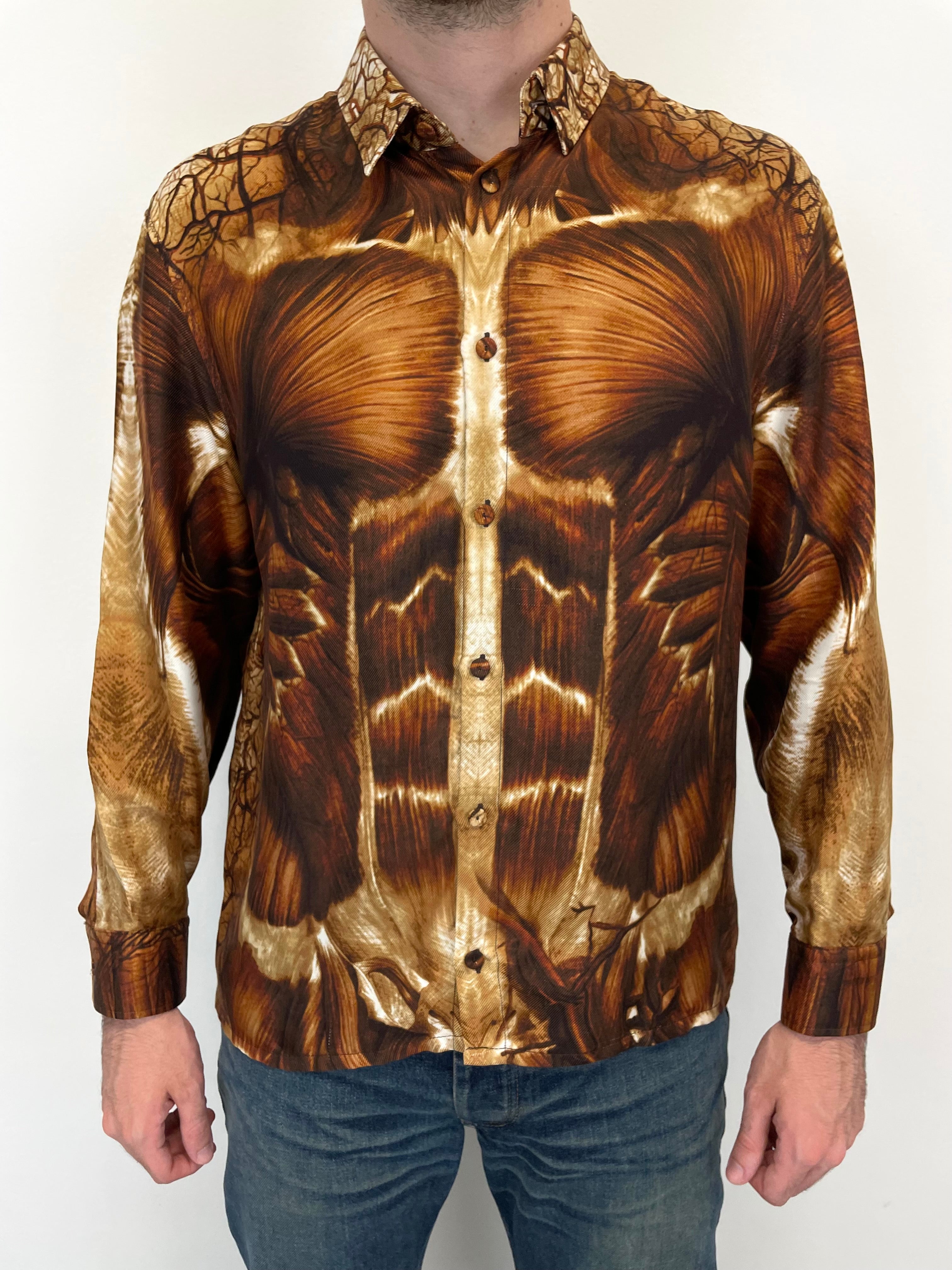 AW2010 Jean Paul Gaultier Muscle trompe l'oeil shirt
