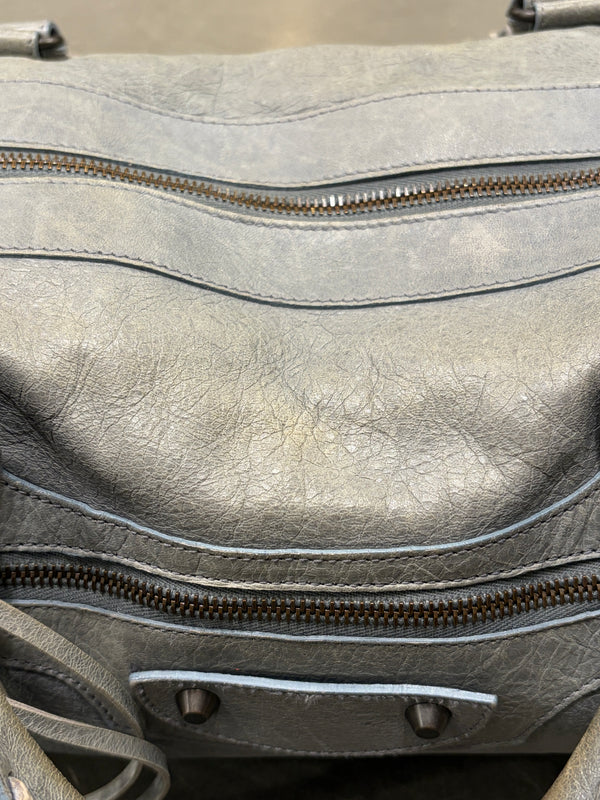 2010S Balenciaga leather bowler City bag