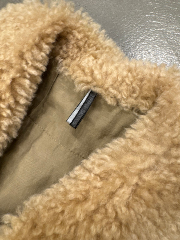 A/W 2005 Dior by Hedi Slimane shearling military jacket