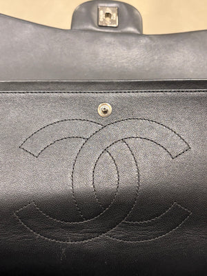 2013-2014 Chanel Large Flap double chain matelasse patent leather bag