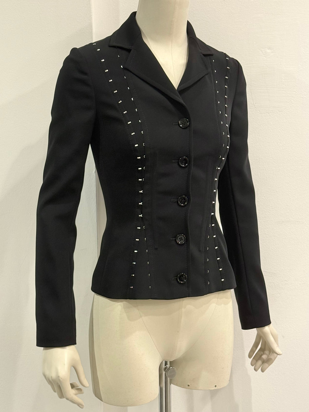 A/W2003 Dolce & Gabbana hook eyelet blazer jacket