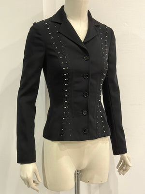 A/W2003 Dolce & Gabbana hook eyelet blazer jacket