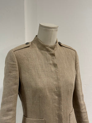 2000s Dolce & Gabbana linen military jacket