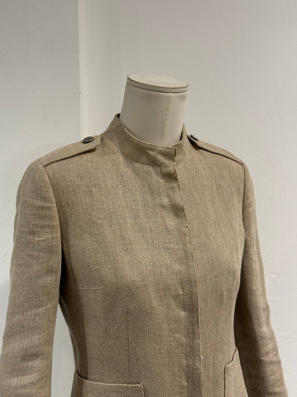 2000s Dolce & Gabbana linen military jacket