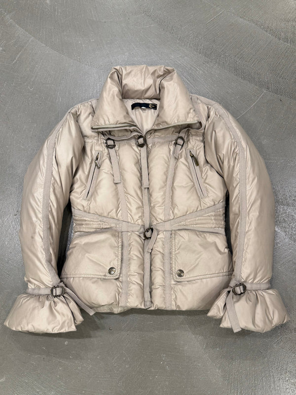 2000s Cavalli parachute harness puffer jacket