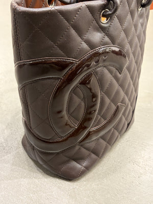 2005-2006 Chanel Cambon Ligne leather tote bag